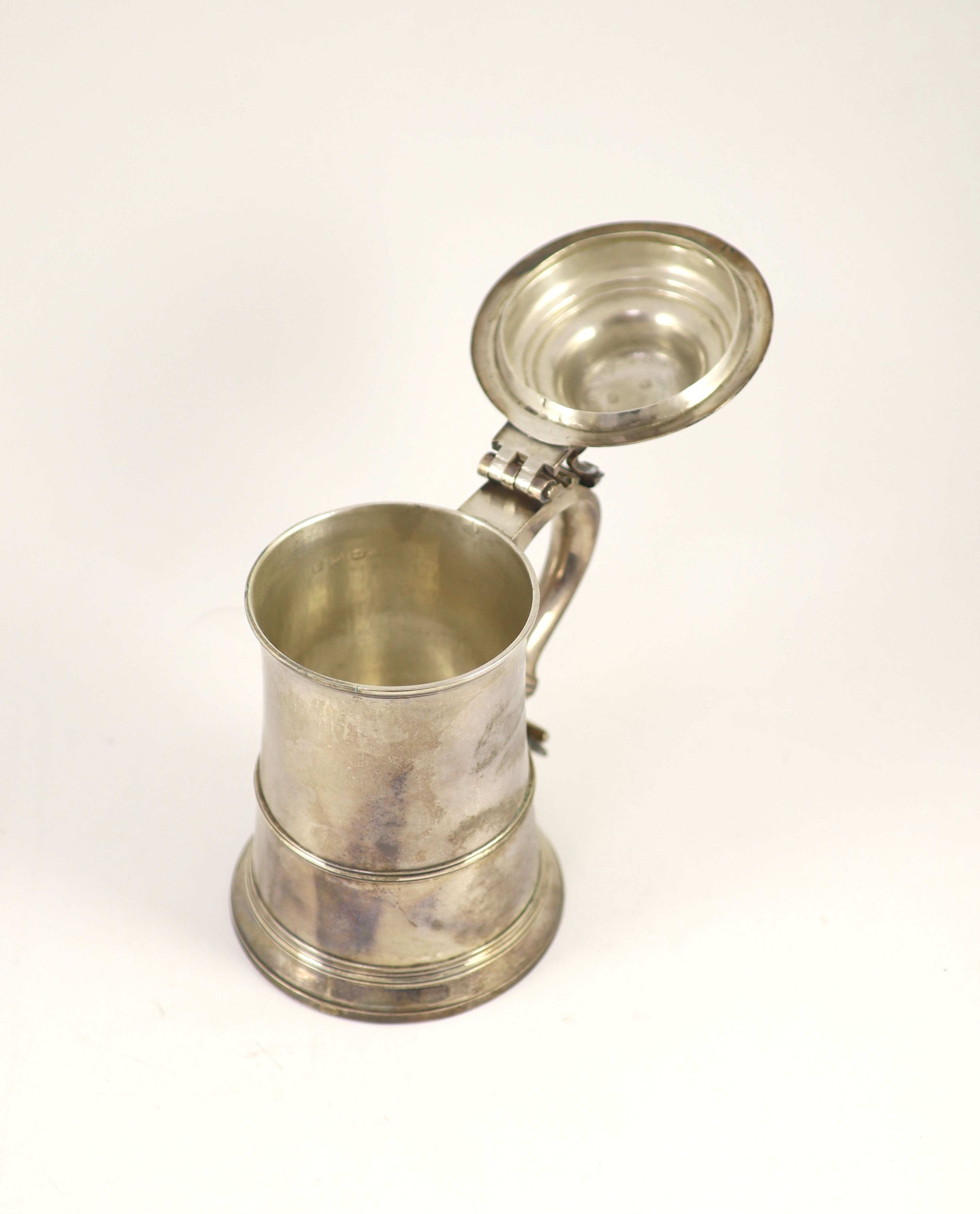 An early George III silver tankard, by John Moore